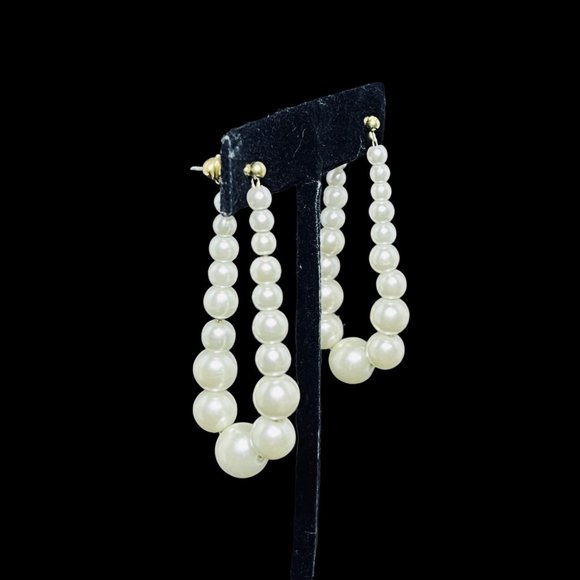 Lot Of 6 Gold Tone Pierced Earrings (4573) - Picture 2 of 8